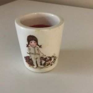 VINTAGE - Hollie Hobby Candles - TWO DIFFERENT PATTERNS - See both pictures